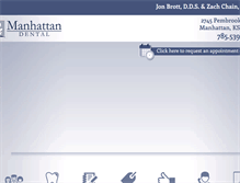 Tablet Screenshot of manhattanksdentalcare.com